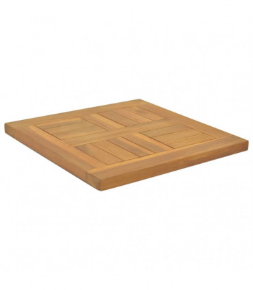 vidaXL Square Table Top 40x40x2.5 cm Solid Wood Teak