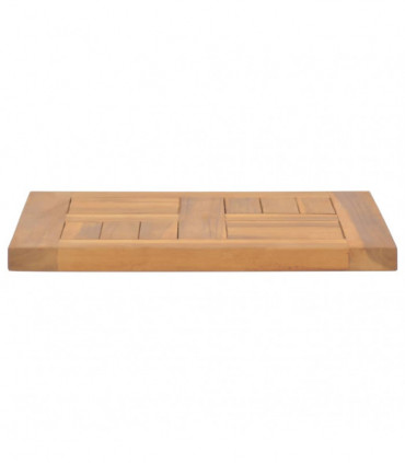 vidaXL Square Table Top 40x40x2.5 cm Solid Wood Teak