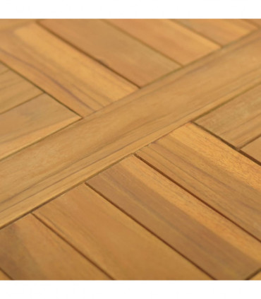 vidaXL Square Table Top 40x40x2.5 cm Solid Wood Teak