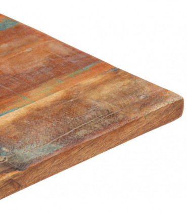 Square Table Top 70x70 cm 15-16 mm Solid Reclaimed Wood