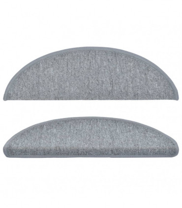 Stair Mats 10 pcs 56x20 cm Light Grey