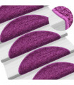 Stair Mats 10 pcs 65x25 cm Violet
