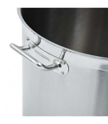 Stock Pot 98 L 50x50 cm Stainless Steel