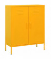 Storage Cabinet Mustard Yellow 80x35x101.5 cm Steel