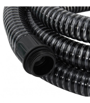 Suction Hose with Brass Connectors 25 m 25 mm Black