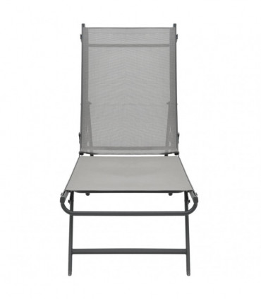 Sun Loungers 2 pcs Textilene and Steel