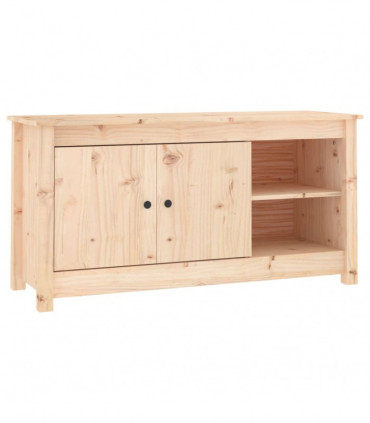 TV Cabinet 103x36.5x52 cm Solid Wood Pine