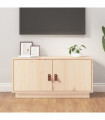 TV Cabinet 80x34x40 cm Solid Wood Pine