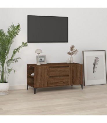 TV Cabinet Brown Oak 102x44.5x50 cm Engineered Wood