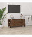 TV Cabinet Brown Oak 102x44.5x50 cm Engineered Wood