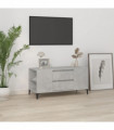 TV Cabinet Concrete Grey 102x44.5x50 cm Engineered Wood