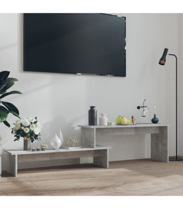 TV Cabinet Concrete Grey 180x30x43 cm Engineered Wood