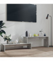TV Cabinet Concrete Grey 180x30x43 cm Engineered Wood