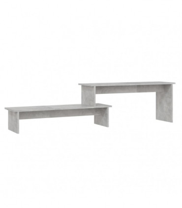 TV Cabinet Concrete Grey 180x30x43 cm Engineered Wood