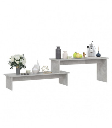 TV Cabinet Concrete Grey 180x30x43 cm Engineered Wood