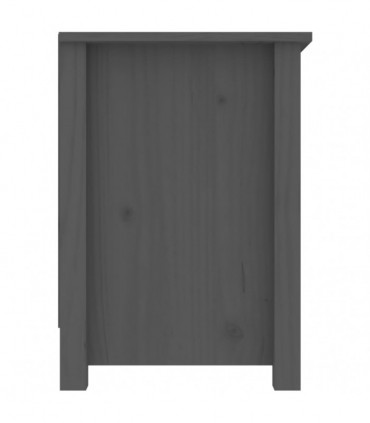 TV Cabinet Grey 103x36,5x52 cm Solid Wood Pine