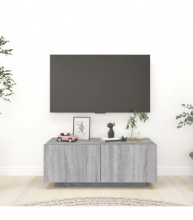 TV Cabinet Grey Sonoma 100x35x40 cm Engineered Wood