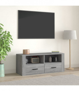 TV Cabinet Grey Sonoma 100x35x40 cm Engineered Wood