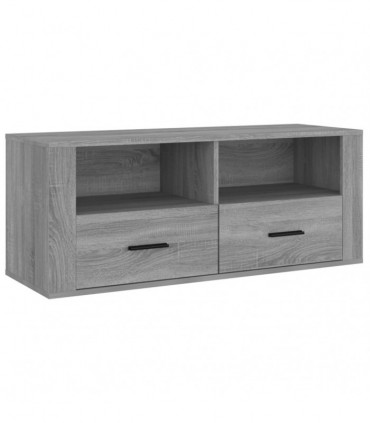 TV Cabinet Grey Sonoma 100x35x40 cm Engineered Wood