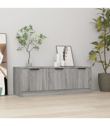 TV Cabinet Grey Sonoma 102x35x36.5 cm Engineered Wood