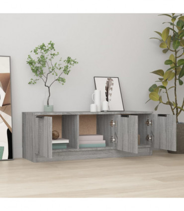 TV Cabinet Grey Sonoma 102x35x36.5 cm Engineered Wood
