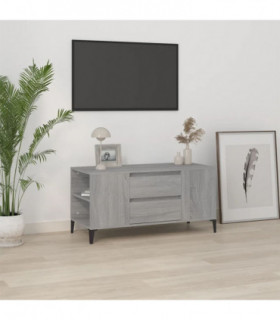 TV Cabinet Grey Sonoma 102x44.5x50 cm Engineered Wood