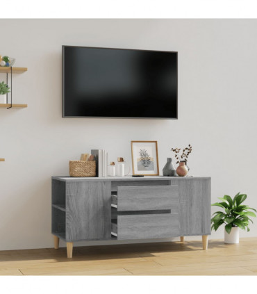 TV Cabinet Grey Sonoma 102x44.5x50 cm Engineered Wood