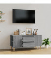 TV Cabinet Grey Sonoma 102x44.5x50 cm Engineered Wood