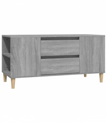 TV Cabinet Grey Sonoma 102x44.5x50 cm Engineered Wood