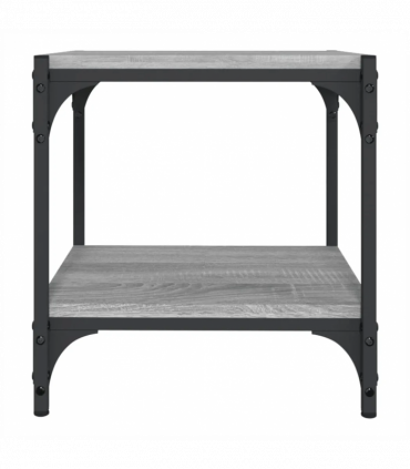 TV Cabinet Grey Sonoma 40x33x41 cm Engineered Wood and Steel