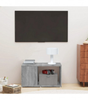 TV Cabinet Grey Sonoma 60x24x32cm Engineered Wood