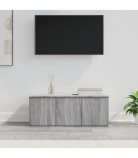 TV Cabinet Grey Sonoma 80x34x30 cm Engineered Wood