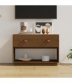 TV Cabinet Honey Brown 90x40x60 cm Solid Wood Pine