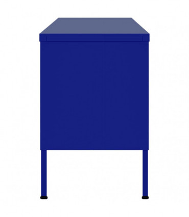 TV Cabinet Navy Blue 105x35x50 cm Steel
