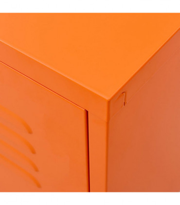 TV Cabinet Orange 105x35x50 cm Steel