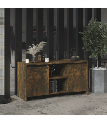TV Cabinet Smoked Oak 102x37.5x52.5 cm Engineered Wood
