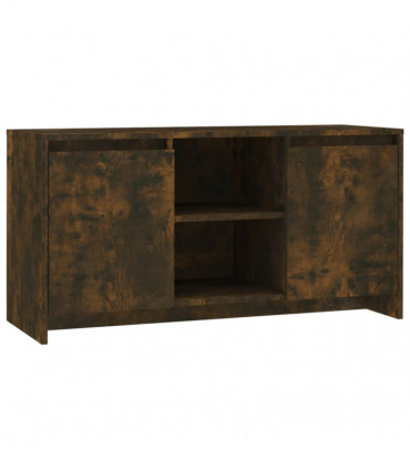 TV Cabinet Smoked Oak 102x37.5x52.5 cm Engineered Wood