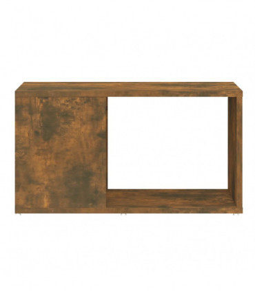 TV Cabinet Smoked Oak 60x24x32cm Engineered Wood