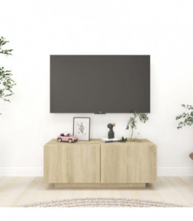 TV Cabinet Sonoma Oak 100x35x40 cm Engineered Wood