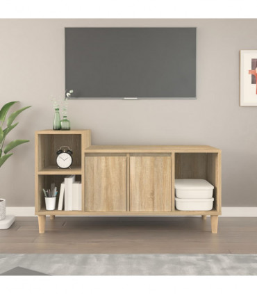 TV Cabinet Sonoma Oak 100x35x55 cm Engineered Wood