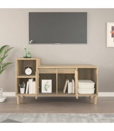 TV Cabinet Sonoma Oak 100x35x55 cm Engineered Wood
