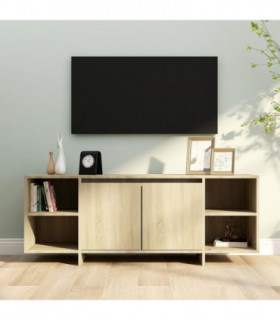 TV Cabinet Sonoma Oak 130x35x50 cm Engineered Wood