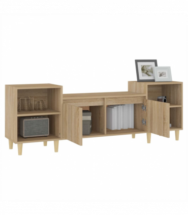 TV Cabinet Sonoma Oak 160x35x55 cm Engineered Wood