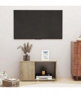 TV Cabinet Sonoma Oak 60x24x32cm Engineered Wood