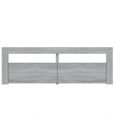 TV Cabinet with LED Lights Grey Sonoma 120x35x40 cm