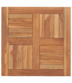 vidaXL Table Top Solid Teak Wood 60x60x2.5 cm