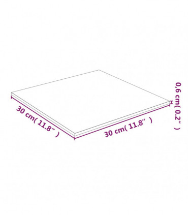 Table Top Transparent 30x30 cm Tempered Glass