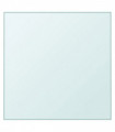 Table Top Transparent 50x50 cm Tempered Glass