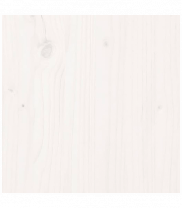 Table Top White �30x2.5 cm Solid Wood Pine