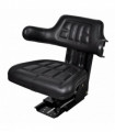 Tractor Seat with Suspension Black